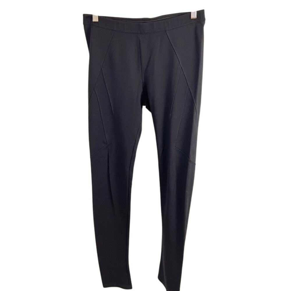 Helmut Lang Black Bondage Jersey Leggings Pull on Women Size Medium